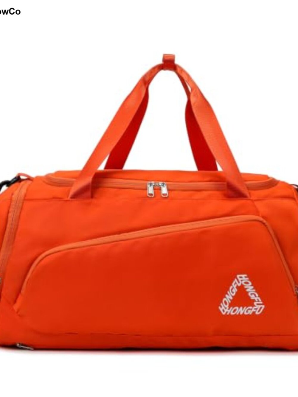 Water Resistant Nylon Duffel Backpack with Shoe & Wet Compartment